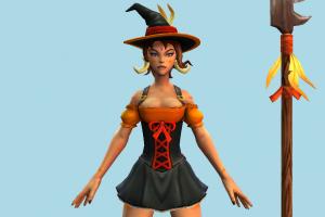 Nidalee Witch witch, woman, halloween, lady, girl, female, people, human, character